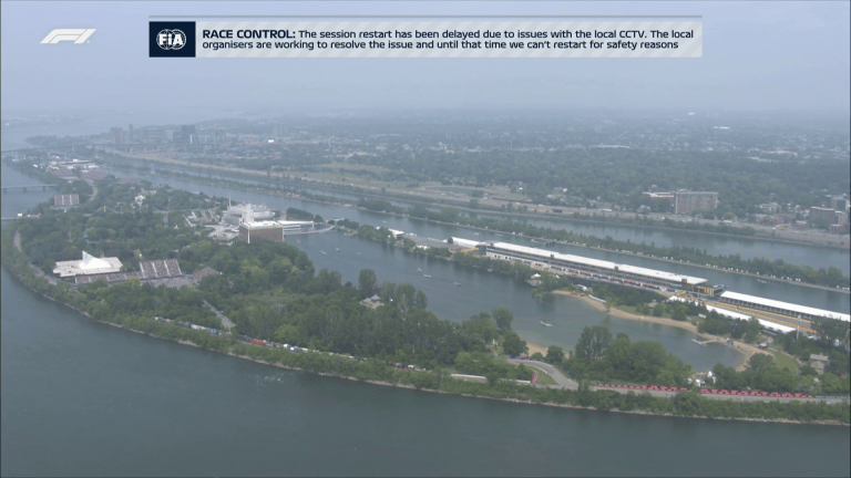 Canadá apresentou problemas nas câmeras de segurança (Foto: Reprodução/F1)