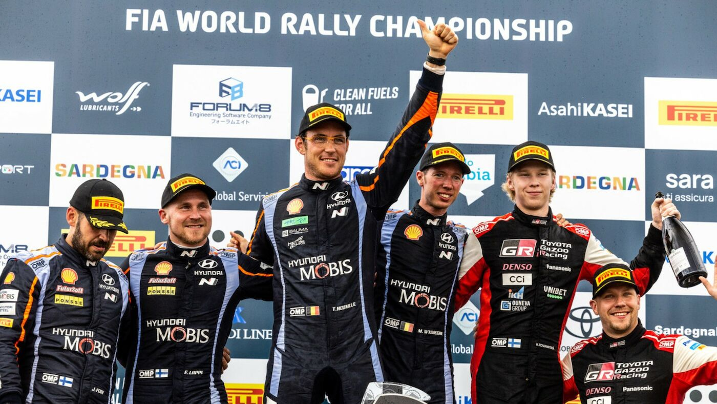 Neuville confirma su victoria en el Rally de Italia-Cerdeña y rompe la racha de Hyundai