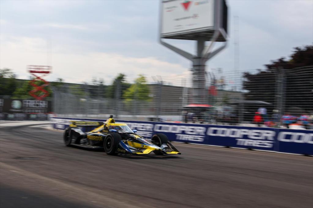 Herta lidera segunda práctica de la Indy en Toronto; Palou 4°, O’Ward 5° y Canapino 23°