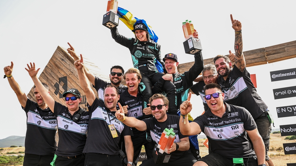 Kristoffersson/Åhlin-Kottulinsky repete dose e vence Sardenha 2 da Extreme E