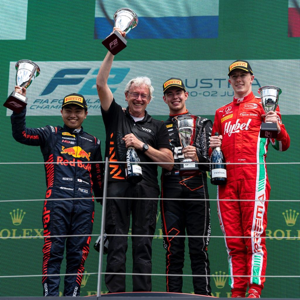 Vesti amplia vantagem para Pourchaire com 3º na Áustria. Confira classificação da F2 2023