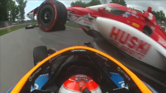 Ericsson passa por cima de Rosenqvist na largada e abandona GP de Mid-Ohio da Indy