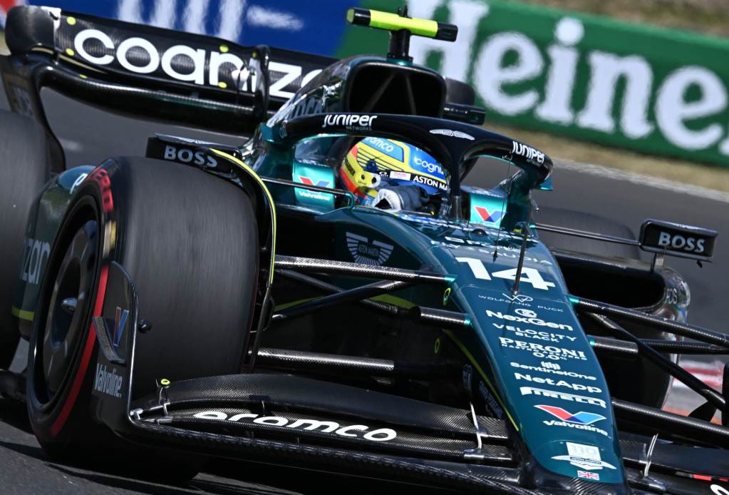 Alonso descarta el podio en Hungría: “No somos lo suficientemente rápidos”