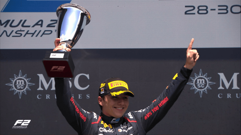 Enzo, que venceu pela primeira vez na F2 na Bélgica, é um dos jovens na Academia Red Bull (Foto: F2)