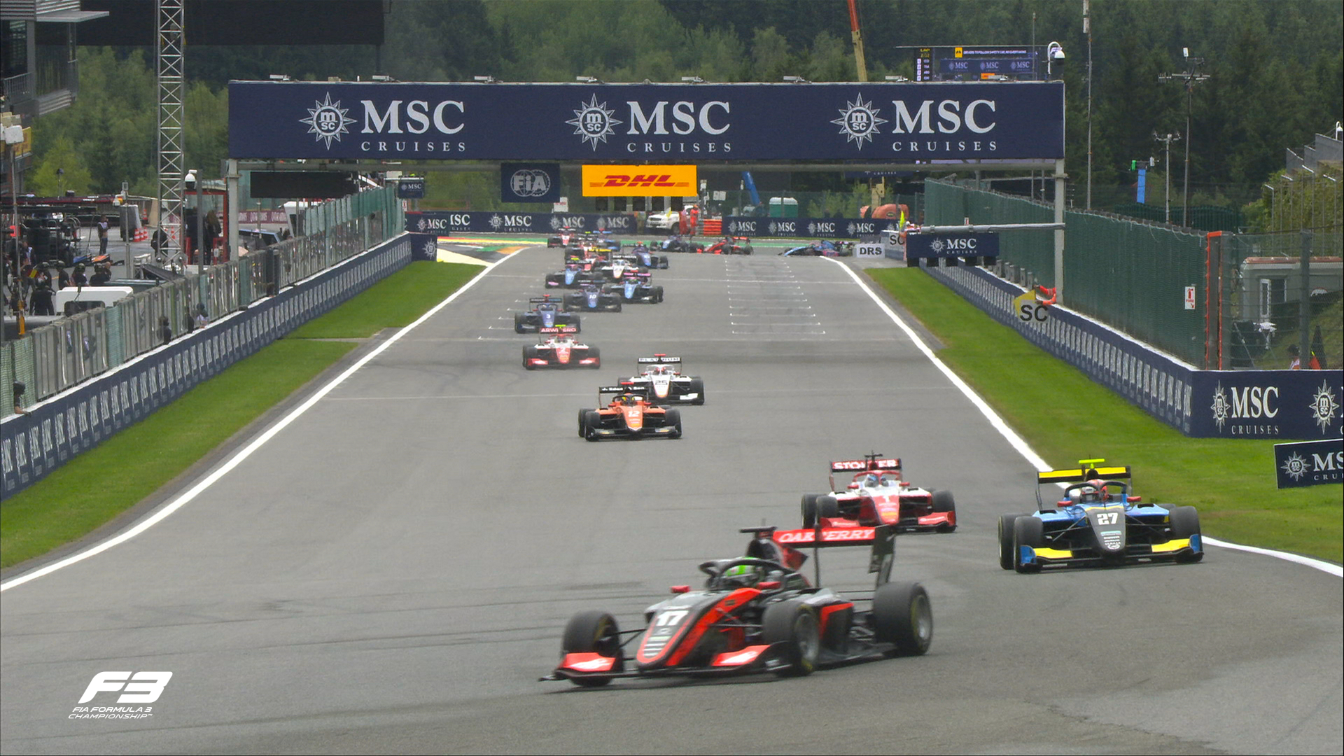 Collet vence en carrera interrumpida y sin puntos de F3 en Spa; Colapinto finaliza 6°