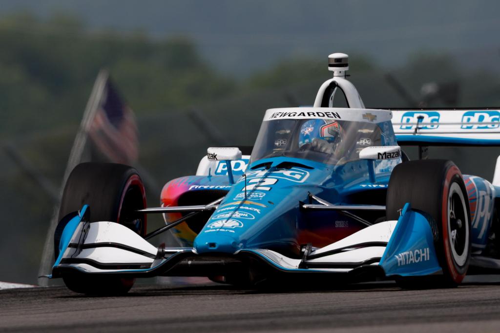 Newgarden domina primera práctica en Gateway: O’Ward 11°, Palou 14° y Canapino 22°