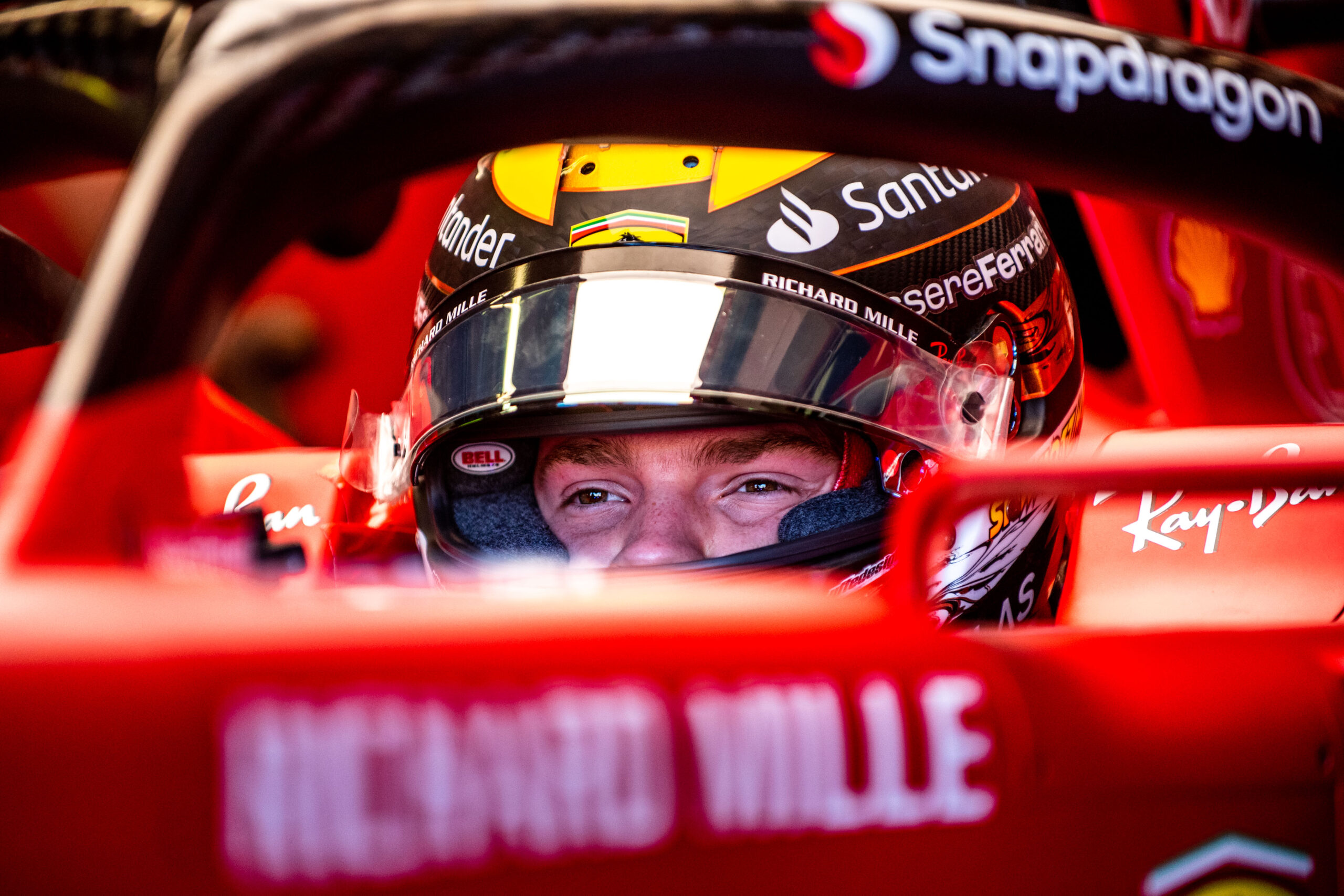 Shwartzman sustituye a Sainz en Ferrari en primer entrenamiento del GP de Holanda de F1