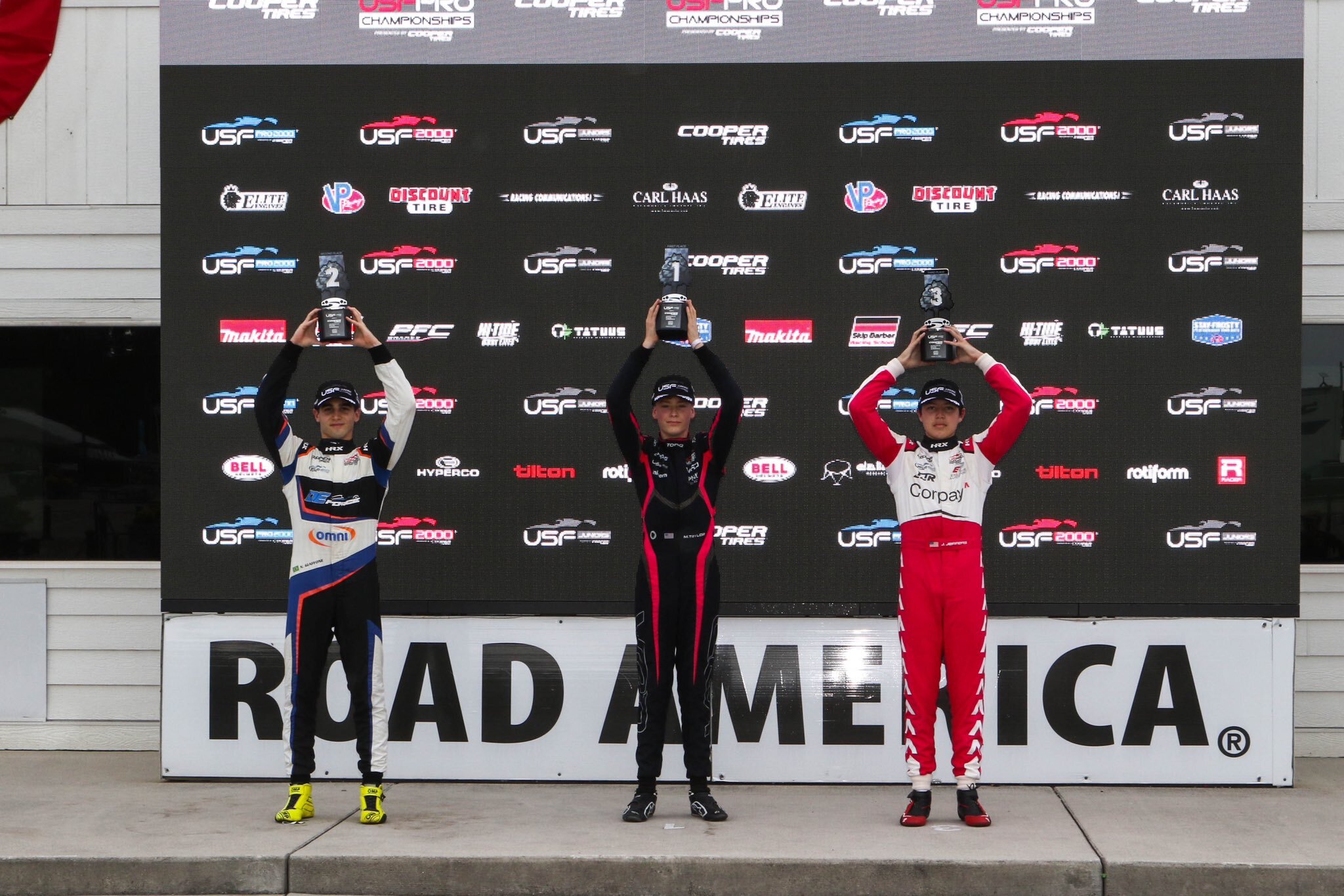 Armstrong, Jeffers e Taylor vencem pela USF Juniors em Road America