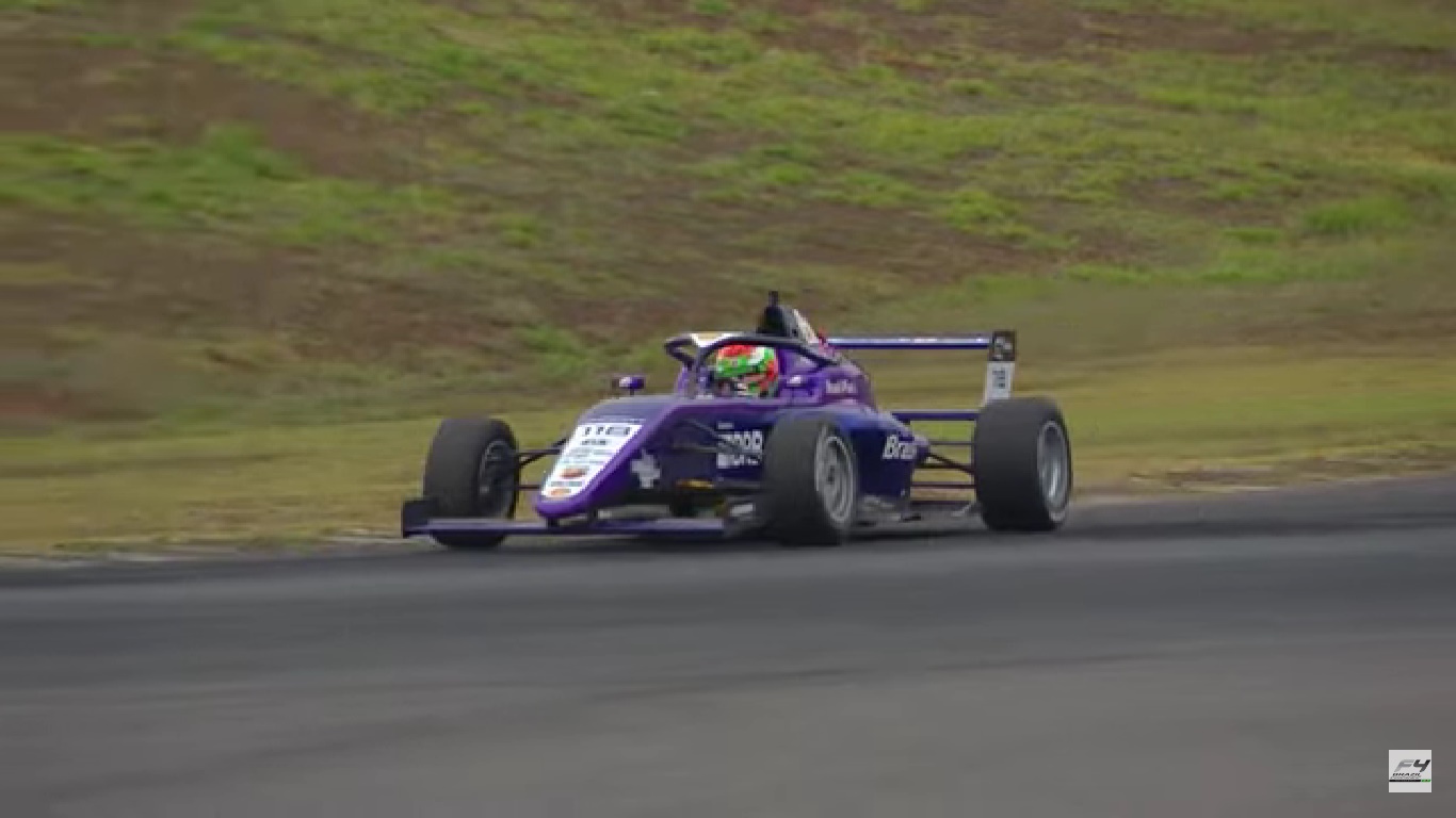 Comparatto pula bem na largada e vence corrida 2 da F4 Brasil em Goiânia