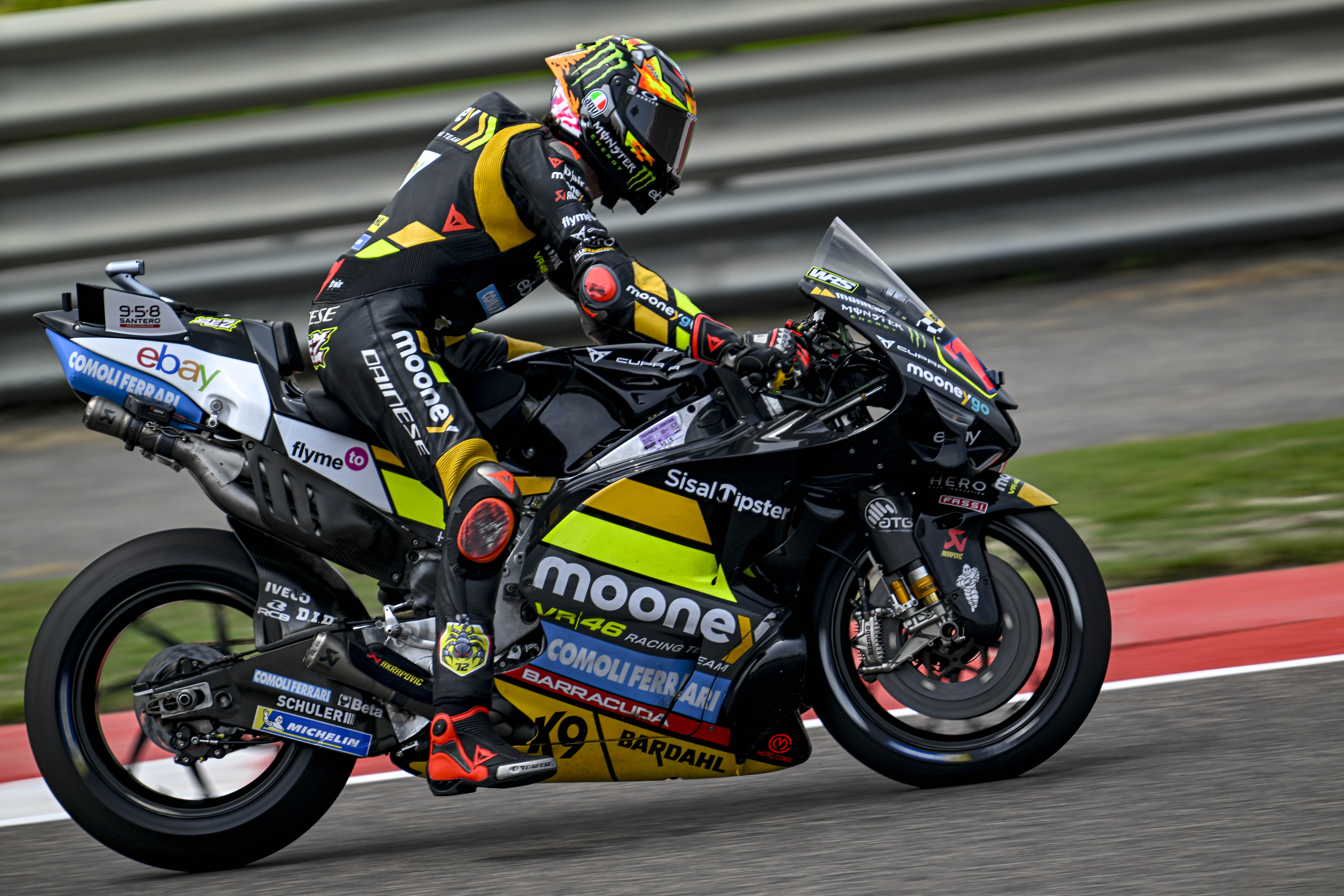 Bezzecchi encabeza 1-2-3-4 de Ducati en clasificación del GP de la India