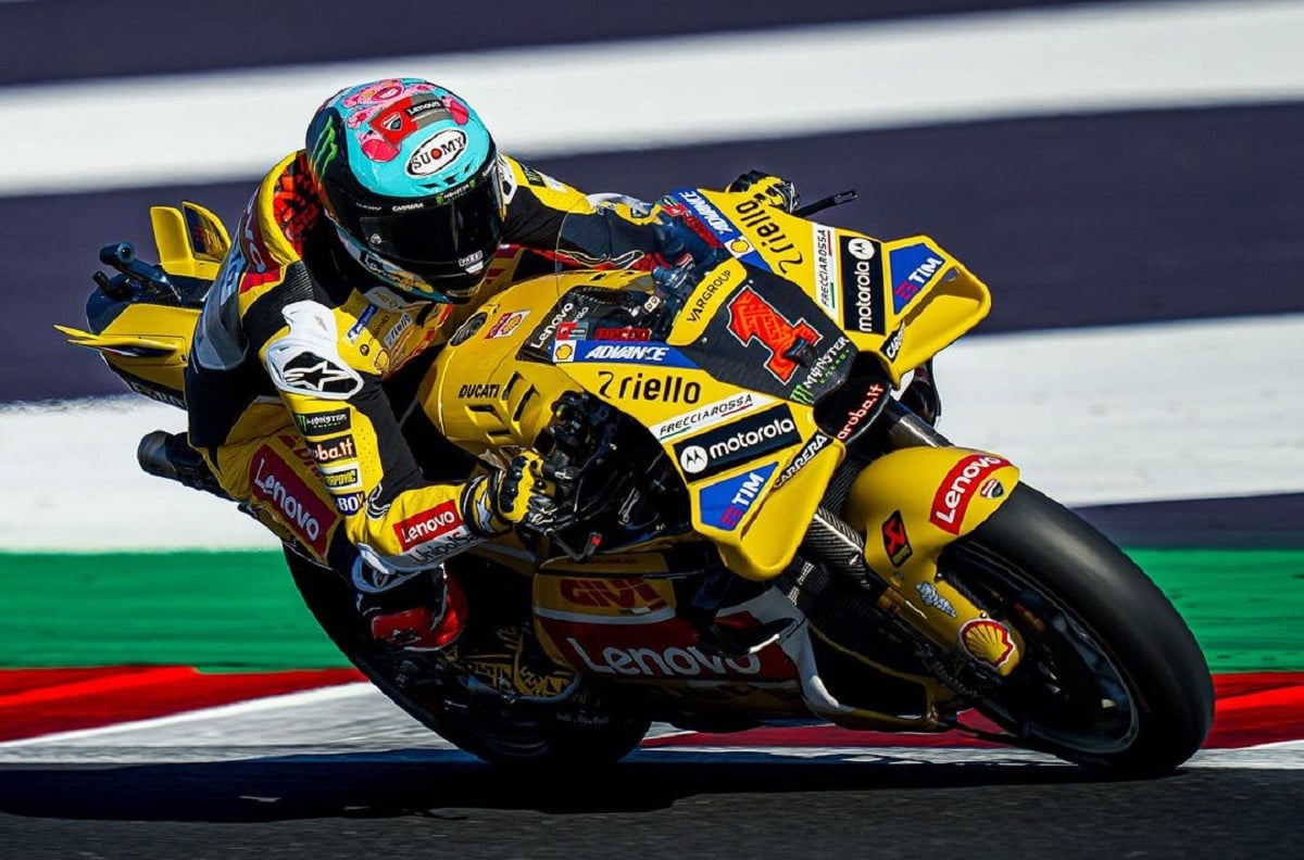 Bagnaia vê 3º lugar em Misano “como vitória” e destaca dificuldades: “Nunca vou me render”