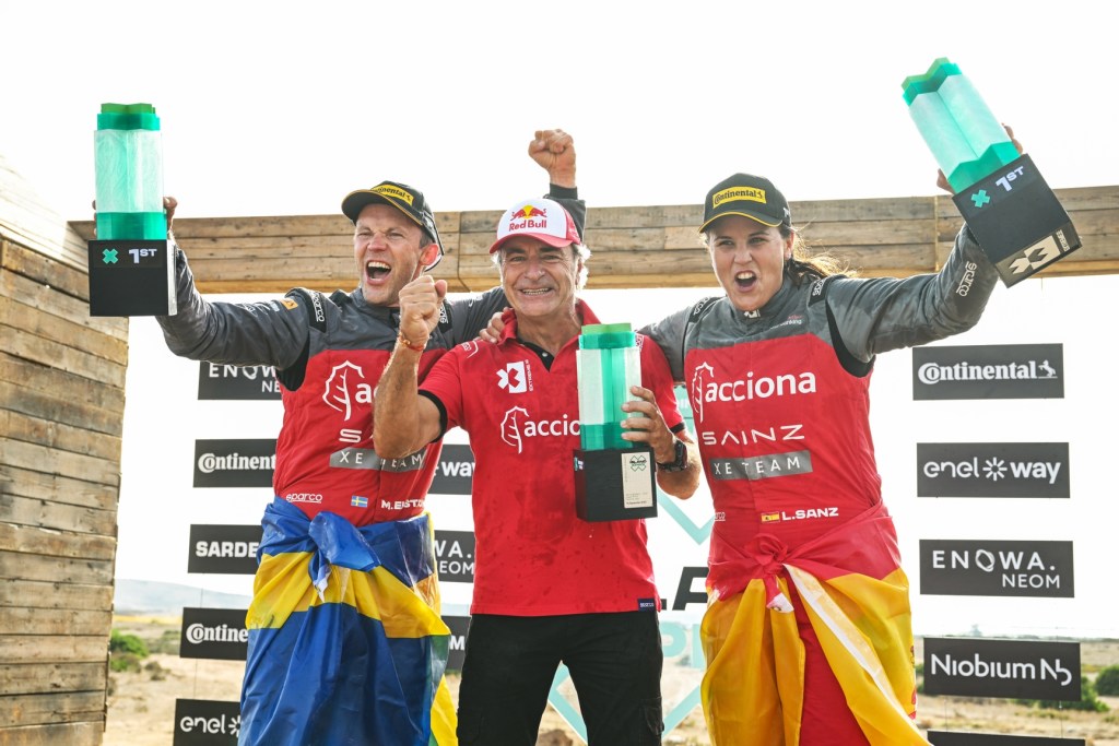 Ekström/Sanz vence primeira corrida da etapa da Sardenha 2 do Extreme E
