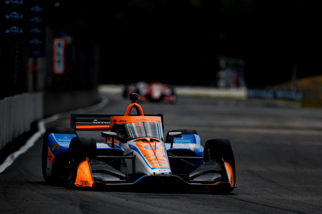 Rosenqvist admite sorte com bandeira amarela após pódio em Portland