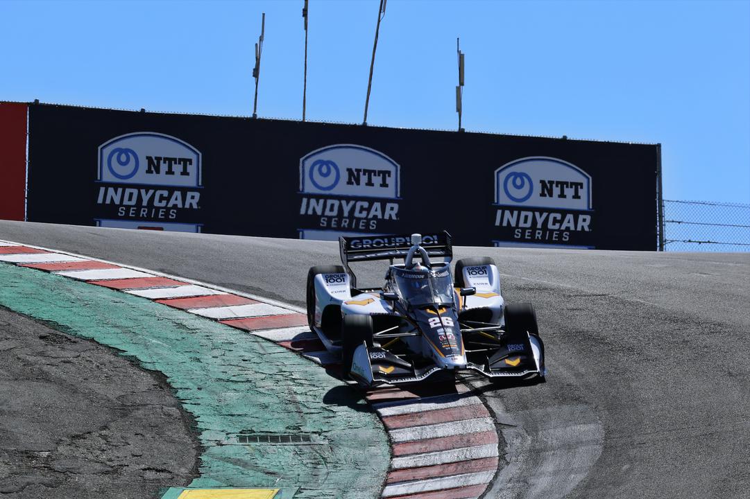 Herta lidera treino livre 1 de cinco bandeiras vermelhas em Laguna Seca