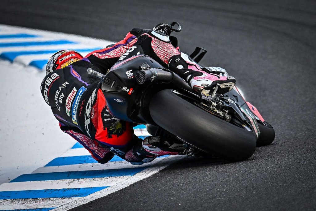 Aleix Espargaró enojado tras abandonar al sprint en Japón: “Podría irme a casa”