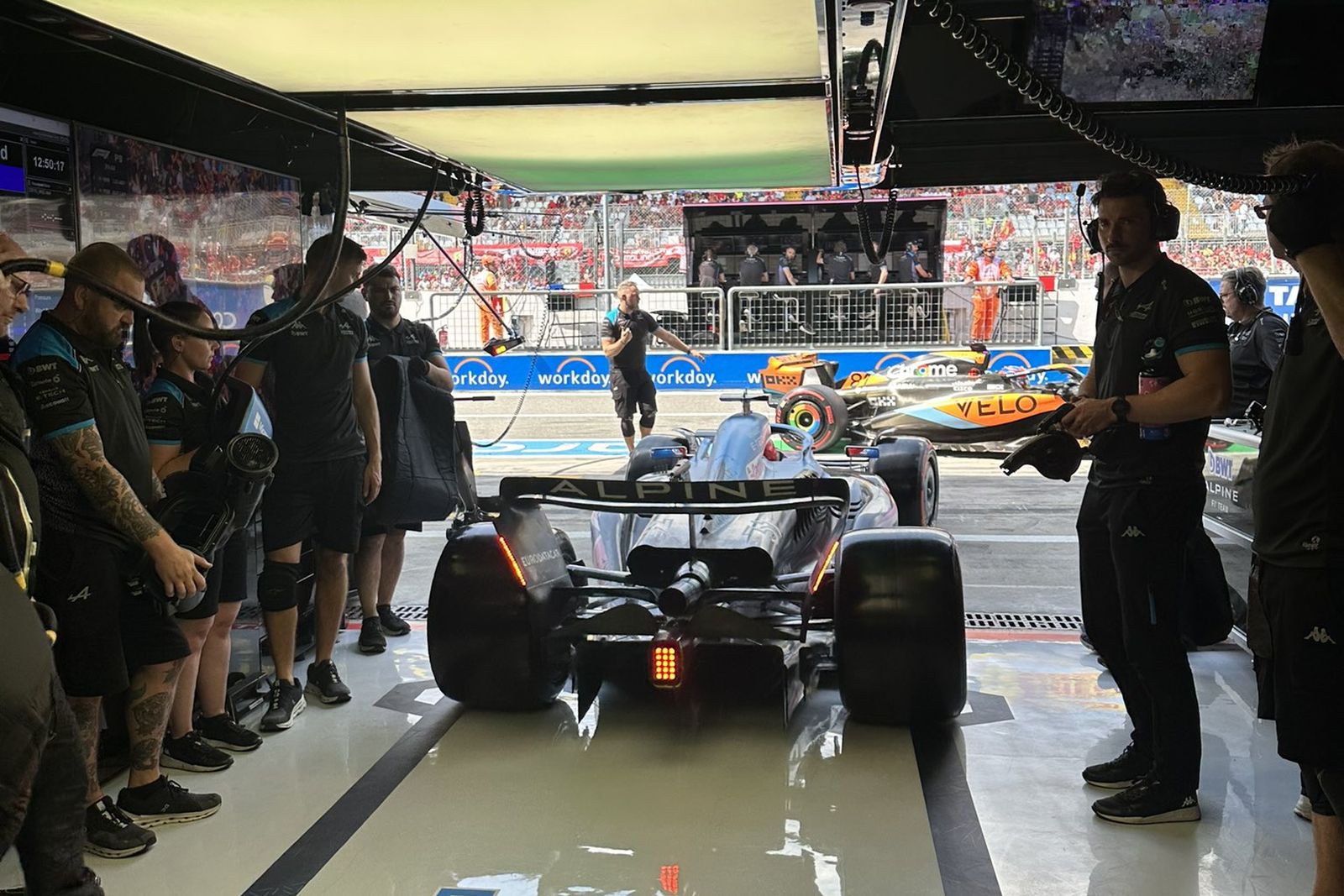 ¿Por qué Alpine abandonó el uso de la parafina durante las pruebas del GP de Italia?