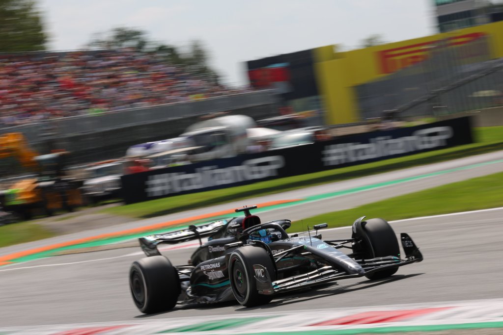 Russell coincide con Hamilton y pide a Mercedes “mejorar con goma blanda” en Italia