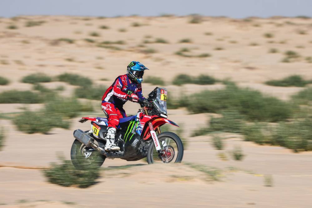 Cornejo gana la cuarta etapa y lidera en motos en Dakar 2024. Andújar vence en quads