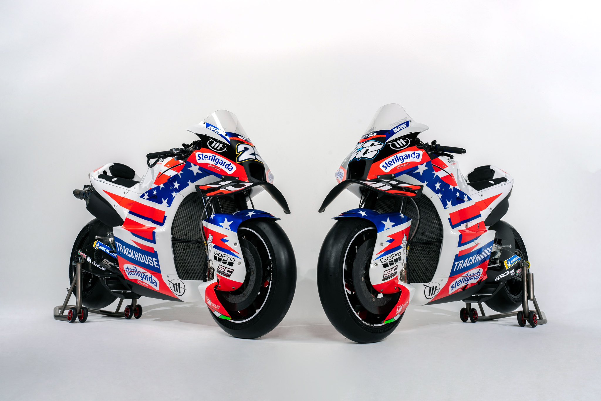 Trackhouse presenta moto con los colores de EEUU para su debut en MotoGP 2024