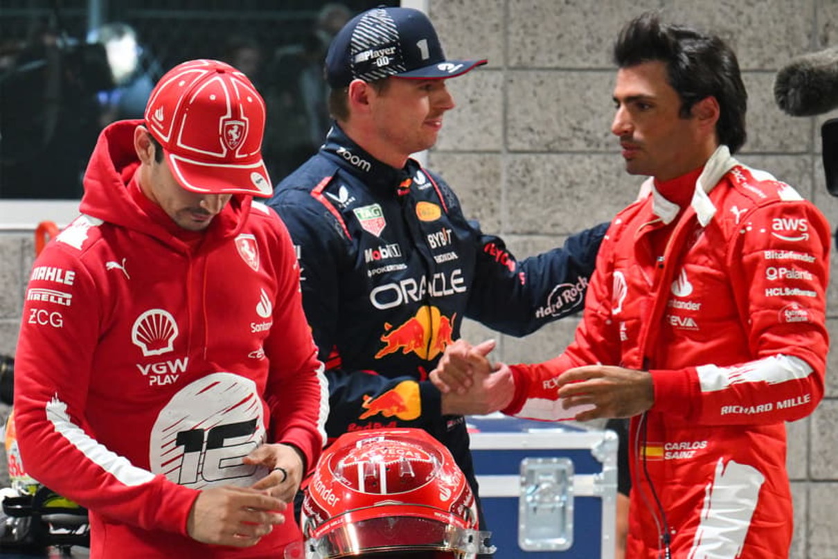 Red Bull elogia a Sainz: “La única mala suerte fue tener a Verstappen como compañero”