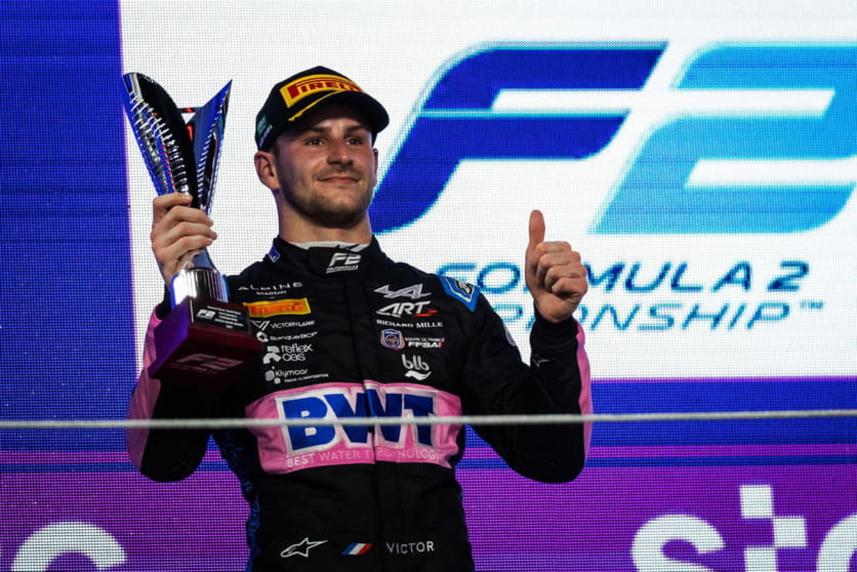ART confirma expectativas y renueva a Martins para la temporada 2024 de Fórmula 2