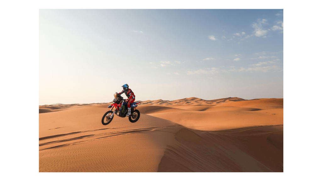 Cornejo se adjudica segunda etapa de motos: Luciano Benavides 2°; Andujar 3° en quads