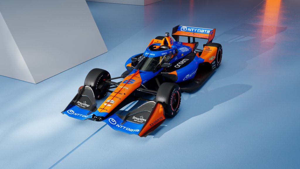 Laranja com preto, laranja com azul: McLaren apresenta carros de O’Ward e Malukas