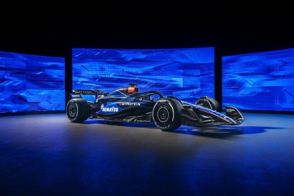 Williams presenta el FW46 para la F1 2024 con tonos de azul más oscuros