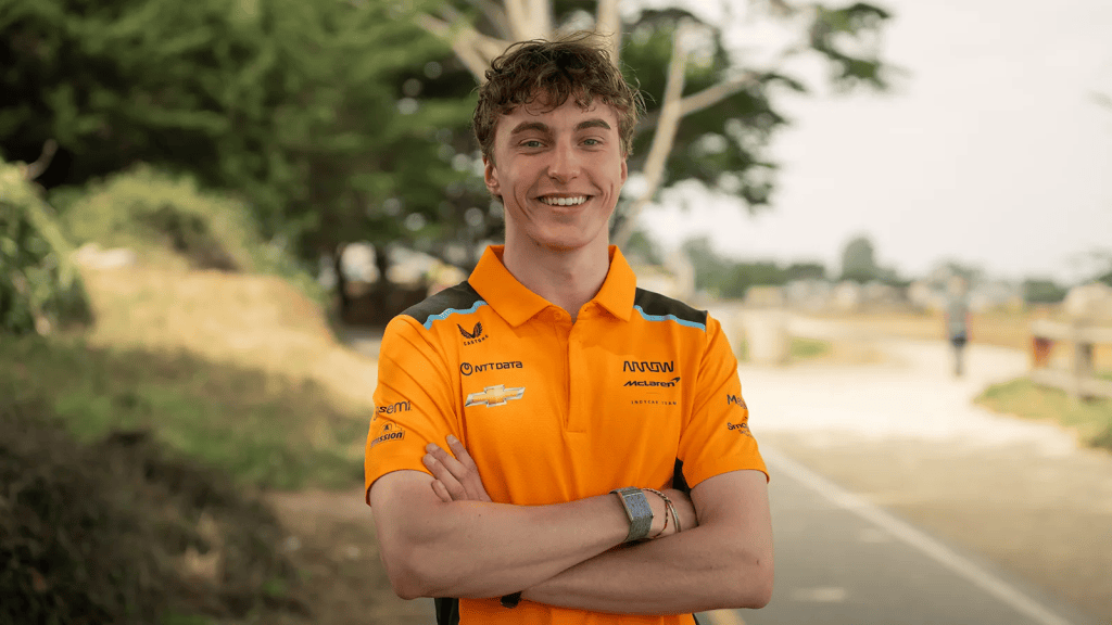 McLaren confirma ausencia de Malukas en el GP de St. Pete tras accidente en bicicleta