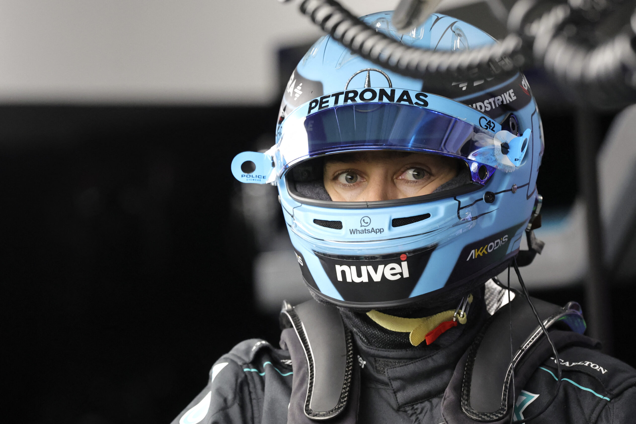 Russell asume error en Q3, pero prevé “buen ritmo” de Mercedes en GP de Arabia Saudita