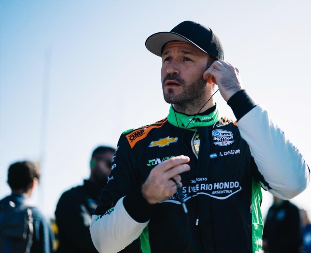 ¿A qué hora clasifica Canapino en la IndyCar para las 500 Millas de Indianápolis?