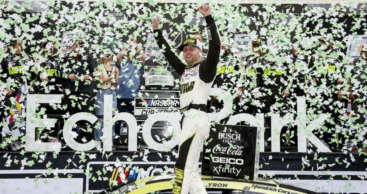 Byron gana en Austin y se asegura un lugar en los playoffs de la Nascar 2024
