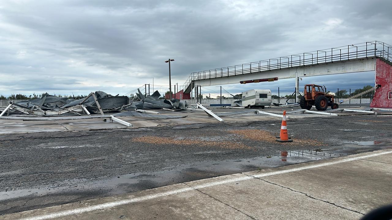 Temporal arrasa instalaciones del autódromo de 9 de Julio: “Los daños fueron totales”