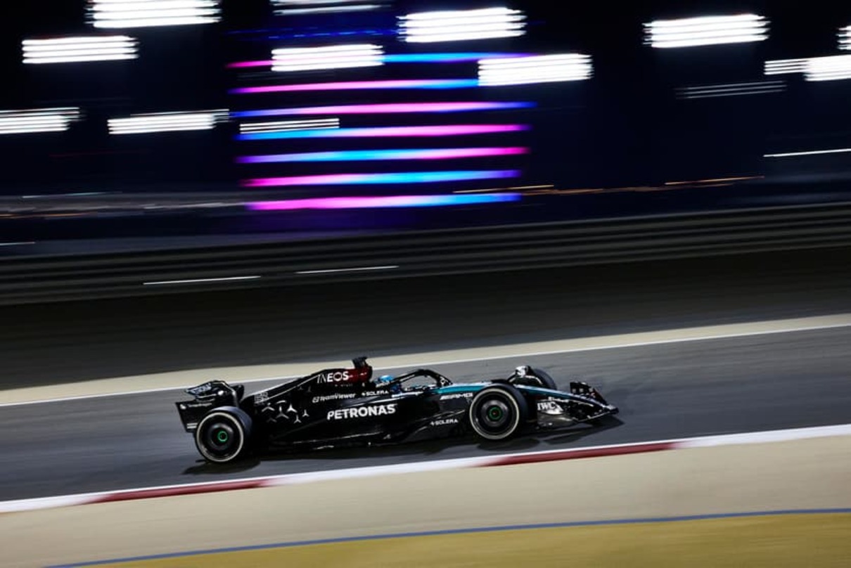 Russell celebra mejora de Mercedes en la clasificación de Bahrein: “Duro trabajo”