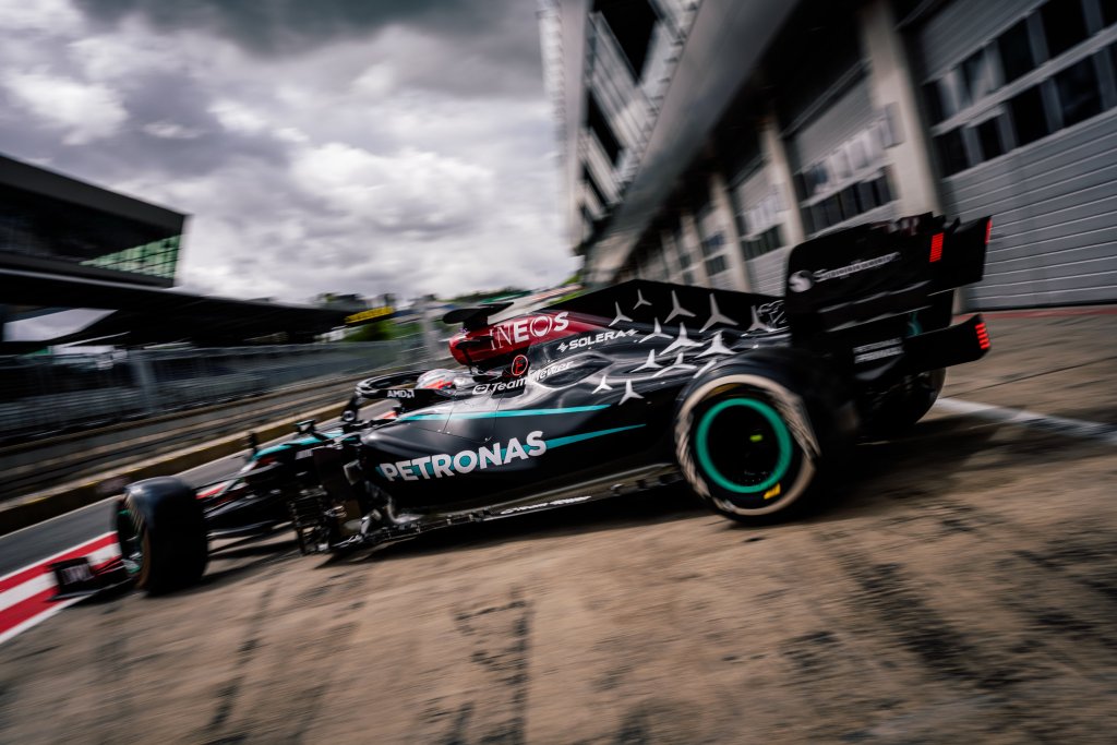 Antonelli completa su primer test de F1 con el Mercedes W12 en Austria