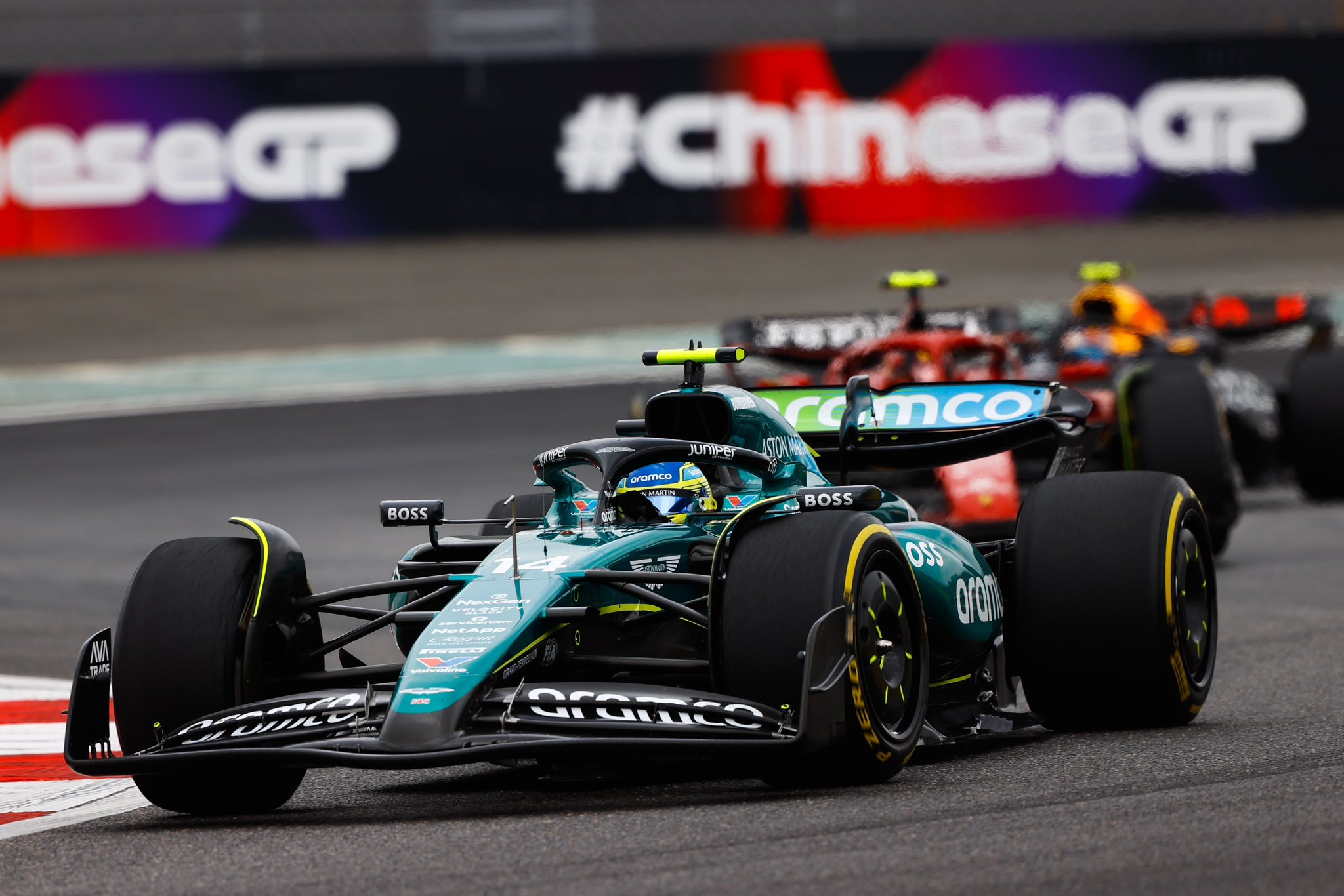 Aston Martin impugna la sanción a Alonso en el sprint de China y apela el derecho a revisión