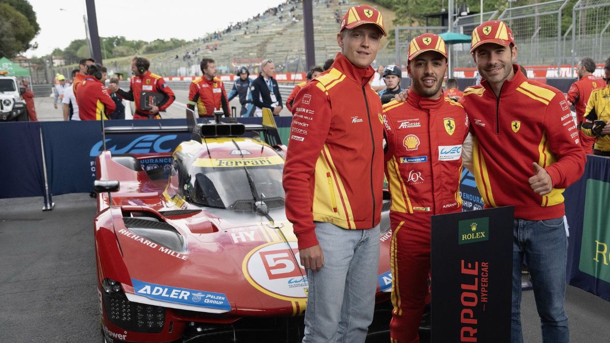 Fuoco lidera en Hypercars y coloca a Ferrari en la pole de las 6 Horas de Ímola del WEC