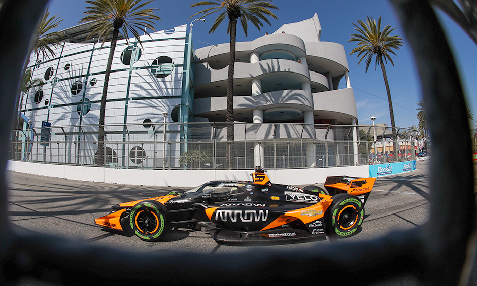 O’Ward se impone en primera práctica de la IndyCar en Long Beach; Canapino, 10°