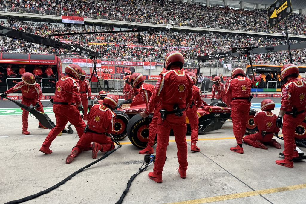 Sainz ve a GP de China “un poco loco” y agrega: “El circuito más difícil para Ferrari”