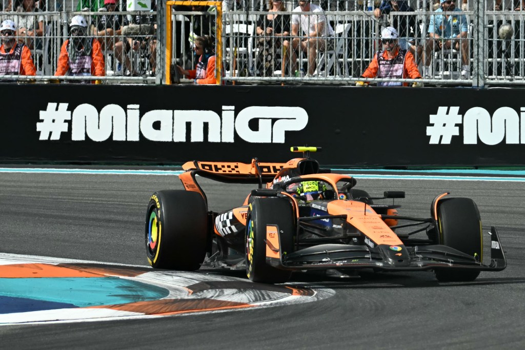 Norris se beneficia con safety car en Miami y gana por primera vez en la Fórmula 1