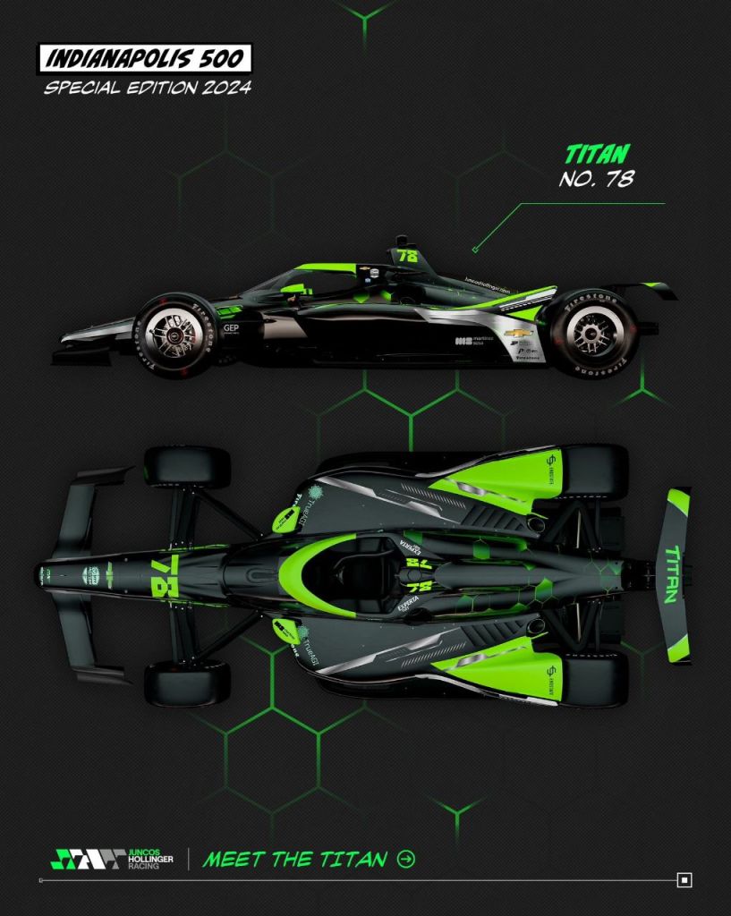Juncos Hollinger presenta los diseños de Canapino y Grosjean para la Indy 500