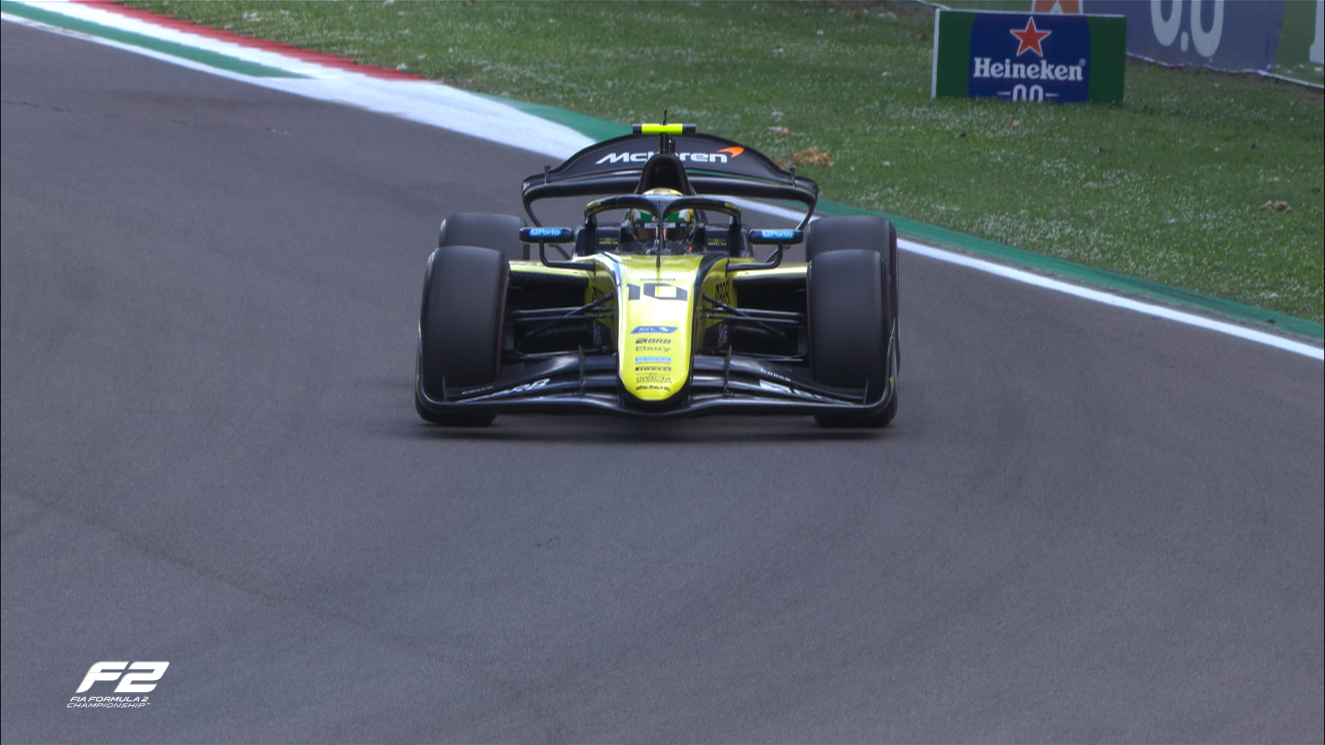Bortoleto hace pole de F2 en Ímola, Duerksen es 5° y Colapinto larga 2° en la sprint