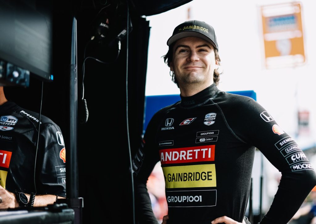 Herta pide disculpas por exabrupto en entrevista tras el GP de Road America de Indy