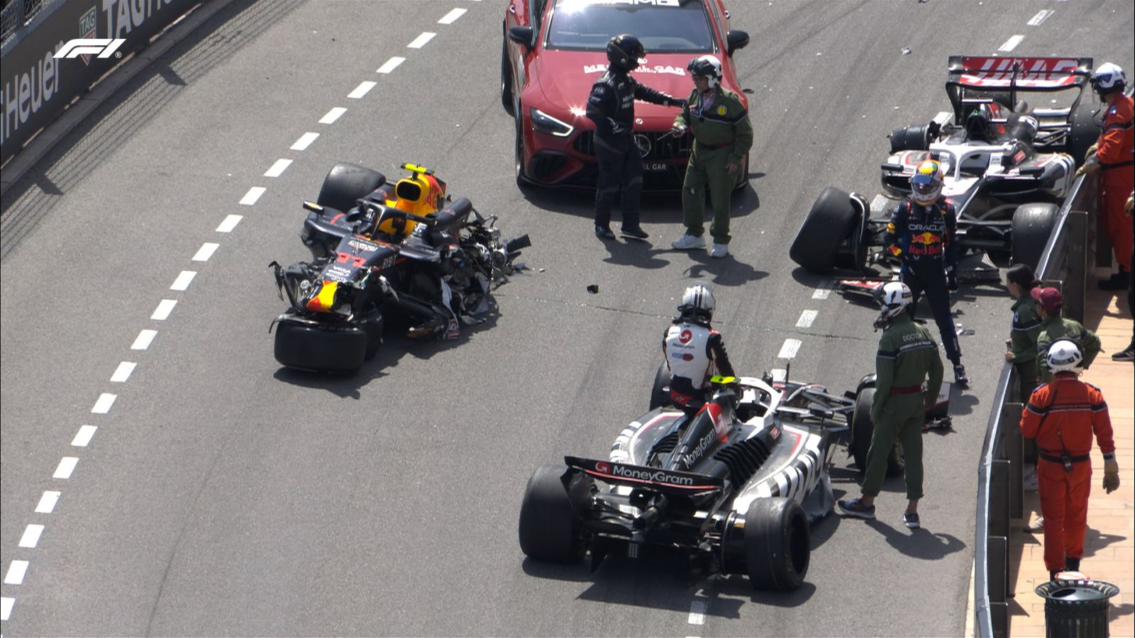 Haas lamenta accidente doble en Mónaco y cambia de enfoque para el GP de Canadá