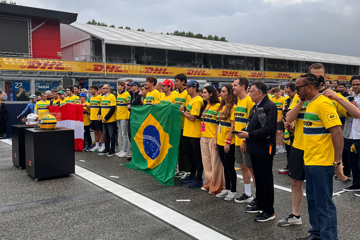 Vettel comanda caminhada de tributo a Senna e Ratzenberger em Ímola