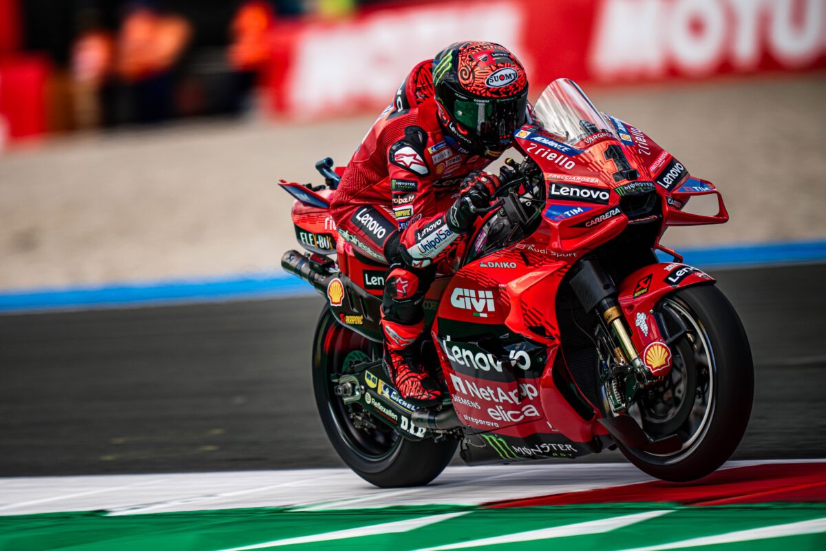 Bagnaia ve extrañas diferencias de las Ducati y señala: «No tuvimos actualizaciones»