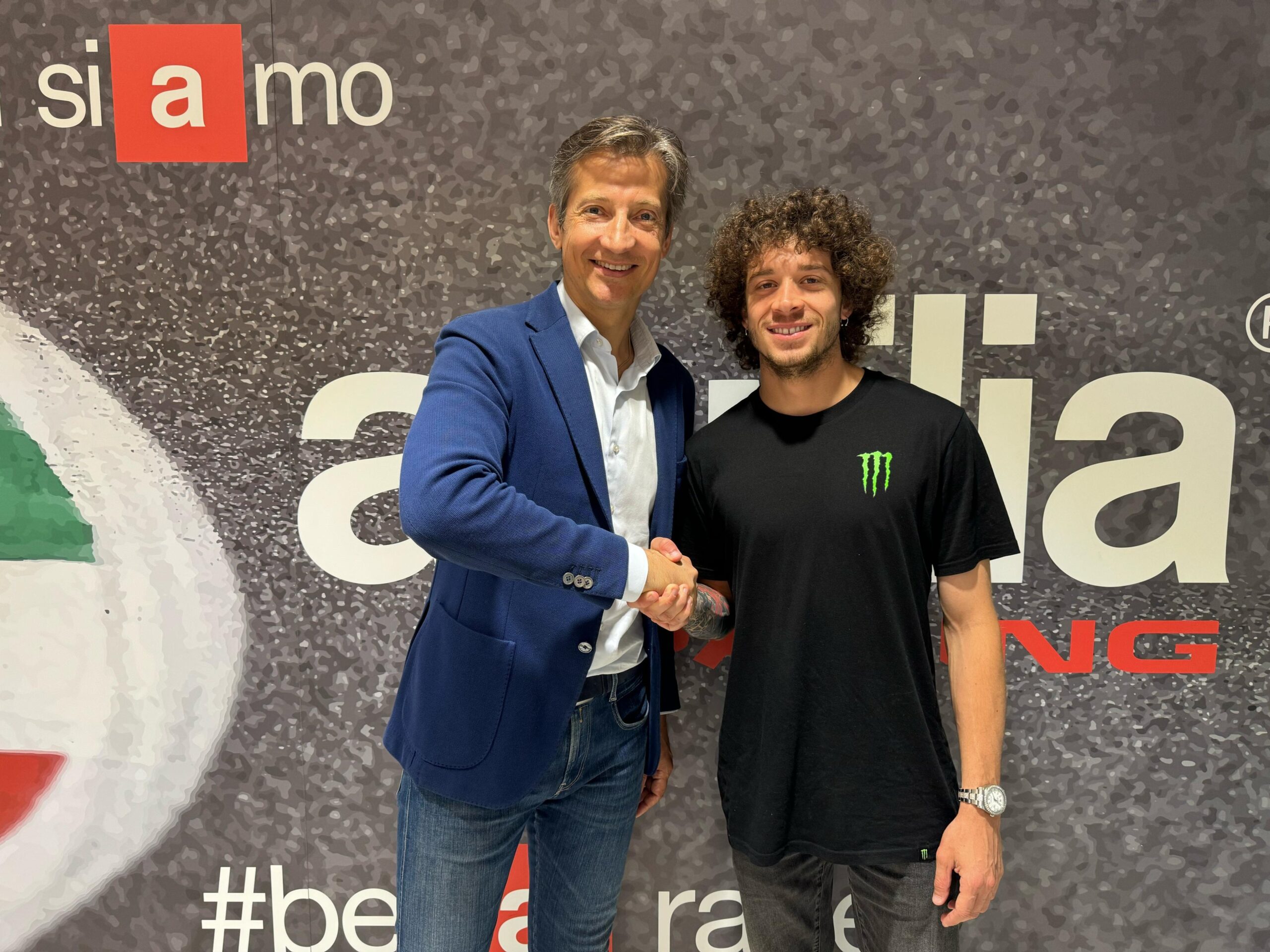 Aprilia completa alineación y pone a Bezzecchi al lado de Martín para el MotoGP 2025
