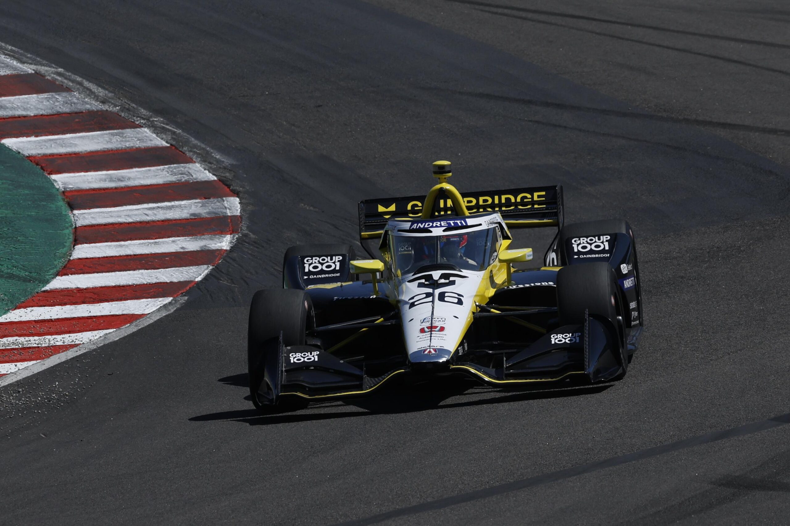 Herta coloca Andretti no topo do treino livre 2 da Indy em Laguna Seca. Fittipaldi é 23º