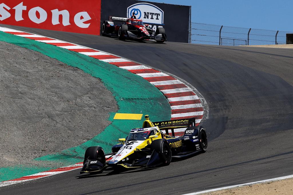 Herta lidera en segunda práctica de la IndyCar en Laguna Seca: Palou 3, O’Ward 5, Canapino 24