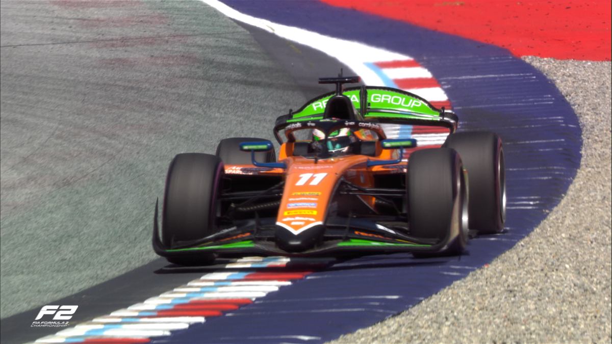Hauger vê motor de Hadjar estourar e crava pole da rodada da Áustria da F2. Bortoleto é 3º